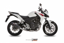 Mivv Suono RVS Black Slip-on Einddemper met E-keur Honda CB 500 F / X 2013 > 2015
