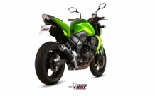 Mivv GP RVS Black Slip-on Einddemper met E-keur Kawasaki Z 750 2007 > 2014