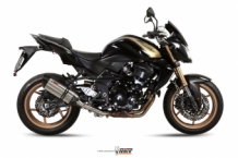 Mivv Suono RVS met Carbon Cap Slip-on Einddemper met E-keur KAWASAKI Z 750 2007 > 2014