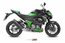 Mivv Suono RVS Black Slip-on Einddemper met E-keur KAWASAKI Z 800 2013 > 2016