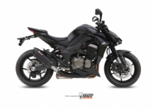 Mivv Suono RVS Black Slip-on Dubbele Einddemper (L+R) met E-keur KAWASAKI Z 1000 2014 > 2020