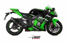 Mivv Delta Race RVS Black Slip-on KAWASAKI ZX-10 R 2016 > 2020