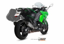 Mivv Suono RVS Einddemper Set met E-keur Kawasaki Z1000SX 2014 2020