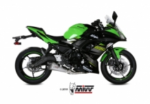Mivv Delta Race RVS Compleet Uitlaatsysteem met E-keur Kawasaki Ninja 650 2017 > 2020