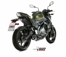 Mivv Delta Race RVS Compleet Uitlaatsysteem met E-keur Kawasaki Z650 2017 > 2020