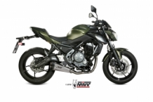 Mivv Delta Race RVS Compleet Uitlaatsysteem met E-keur Kawasaki Z650 2017 > 2020