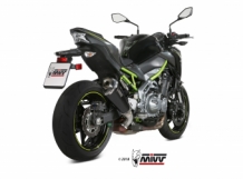 Mivv Delta Race RVS Black Slip-on met Euro4 keuring KAWASAKI Z900 2017 > 2019