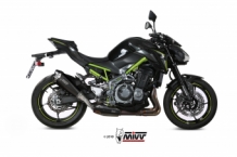 Mivv Delta Race RVS Black Slip-on met Euro4 keuring KAWASAKI Z900 2017 > 2019