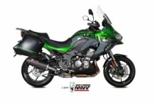 Mivv Oval Carbon met Carbon Cap Slip-on Einddemper met E-keur Kawasaki Versys 1000 2019 > 2021