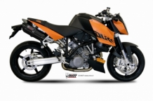 Mivv Suono Steel Black Dubbele Slip-on Einddemper (L+R) KTM 990 Superduke 2005-2011