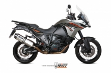 Mivv Speed Edge RVS Slip-on Einddemper met E-keur KTM 1190 Adventure 2013 > 2016
