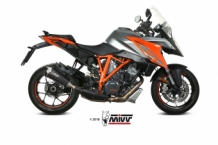 Mivv Delta Race RVS Black Slip-on Einddemper met E-keur Euro4 KTM 1290 SUPERDUKE GT 2016 > 2020