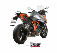 Mivv Delta Race RVS Black Slip-on Einddemper met E-keur Euro4 KTM 1290 SUPERDUKE GT 2016 > 2020