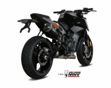 Mivv Delta Race RVS Black Slip-on Einddemper met E-keur Euro4 KTM 790 DUKE 2018 > 2020