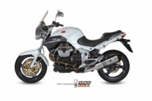 Mivv Speed Edge RVS Slip-on Einddemper met E-keur Moto Guzzi Breva 1100 2005 > 2011