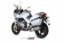 Mivv Speed Edge RVS Slip-on Einddemper met E-keur Moto Guzzi Norge 1200 2006 > 2008