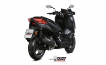 Mivv Mover RVS Black Slip-on Einddemper met E-keur Yamaha X-Max 300 2017 > 2020