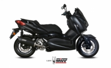 Mivv Mover RVS Black Slip-on Einddemper met E-keur Yamaha X-Max 300 2017 > 2020