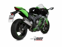 Mivv Delta Race Full Titanium Compleet 4in2in1 Uitlaatsysteem zonder E-keur Kawasaki ZX-10 R 2016 > 2021