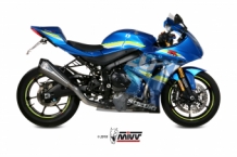 Mivv Delta Race Full Titanium Compleet 4in2in1 Uitlaatsysteem zonder E-keur Suzuki GSX-R 1000 2017 > 2021