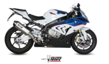 Mivv Speed Edge RVS met Carbon Endcap Slip-on Einddemper met E-keur Euro3 BMW S 1000 RR 2015 2016