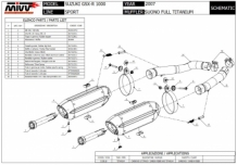 Mivv Suono Full Titanium Dubbele Slip-on Einddemper (L+R) Set met E-keur Suzuki GSX-R 1000 2007 > 2008