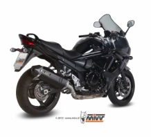 Mivv Speed Edge RVS Black Slip-on Einddemper met E-keur Suzuki GSX 1250 FA 2009 > 2016