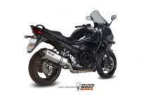 Mivv Speed Edge RVS Slip-on Einddemper met E-keur Suzuki GSX 1250 FA 2009 > 2016