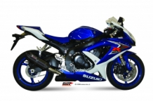 Mivv Suono RVS Black Slip-on Einddemper met E-keur Suzuki GSX-R 600 2008 > 2010