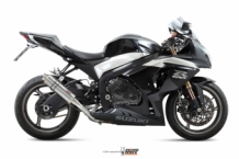 Mivv GP Titanium Dubbele Slip-on Einddemper (L+R) met E-keur Suzuki GSX-R 1000 2009 > 2011