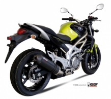 Mivv Oval Carbon Slip-on Einddemper met E-keur Suzuki Gladius 2009 > 2015