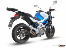 Mivv Double Gun Full Titanium Slip-on Einddemper Suzuki Gladius 2009 > 2015