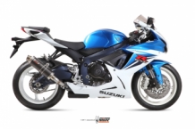 Mivv GP Carbon Slip-on Einddemper met E-keur Suzuki GSX-R 750 2011 > 2017