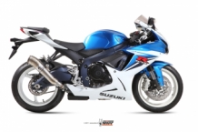 Mivv Ghibli RVS Slip-on Einddemper met E-keur Suzuki GSX-R 600 2011 > 2016