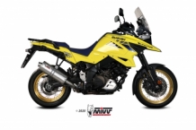 Mivv Oval RVS Slip-on Einddemper met E-keur Suzuki DL 1050 V-Strom 2020