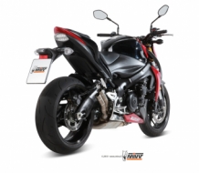Mivv Double Gun Full Titanium Slip-on Einddemper met E-keur Suzuki GSX-S 1000 / F 2015 > 2020