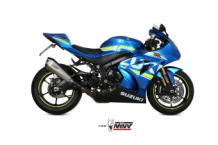 Mivv Delta Race RVS Slip-on Einddemper met E-keur Suzuki GSX-R 1000 2017 > 2020