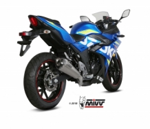 Mivv Delta Race RVS Slip-on Einddemper met E-keur Suzuki GSX 250 R 2017 > 2020