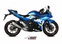 Mivv Delta Race RVS Slip-on Einddemper met E-keur Suzuki GSX 250 R 2017 > 2020