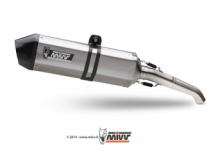 Mivv Speed Edge RVS Slip-on Einddemper met E-keur Suzuki GSF 1250 BANDIT 2007 > 2016