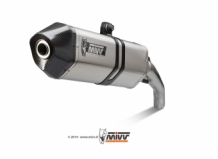 Mivv Speed Edge RVS Slip-on Einddemper met E-keur Suzuki GSF 1250 BANDIT 2007 > 2016