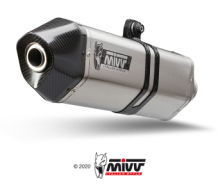 Mivv Speed Edge RVS met Carbon Endcap Slip-on Einddemper met E-keur BMW R 1200 GS 2010 2012