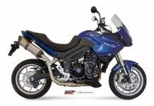 Mivv Suono RVS Slip-on Einddemper met E-keur Triumph Tiger 1050 2007 > 2013