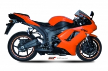 Mivv Suono RVS Black Slip-on Einddemper met E-keur KAWASAKI ZX-6R 2007 > 2008