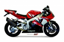 Mivv Suono RVS Black Slip-on Einddemper met E-keur YAMAHA YZF 1000 R1 1998 > 2001