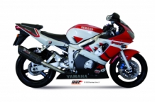 Mivv Suono RVS Black Slip-on Einddemper met E-keur YAMAHA YZF 600 R6 1999 > 2002
