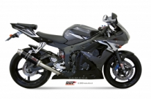 Mivv GP RVS Black Slip-on Einddemper met E-keur YAMAHA YZF 600 R6 2003 > 2005