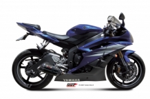 Mivv Suono RVS Black Slip-on Einddemper met E-keur YAMAHA YZF 600 R6 2006 > 2016