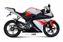 Mivv GP Carbon Compleet Uitlaatsysteem met E-keur YAMAHA YZF R125 2008 > 2013