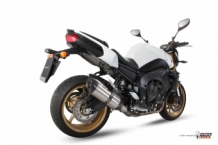 Mivv Suono RVS met Carbon Cap Slip-on Einddemper met E-keur YAMAHA FZ8 - FAZER 2010 > 2016